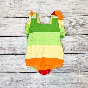 NWT Magnolia Lake Quilt Romper